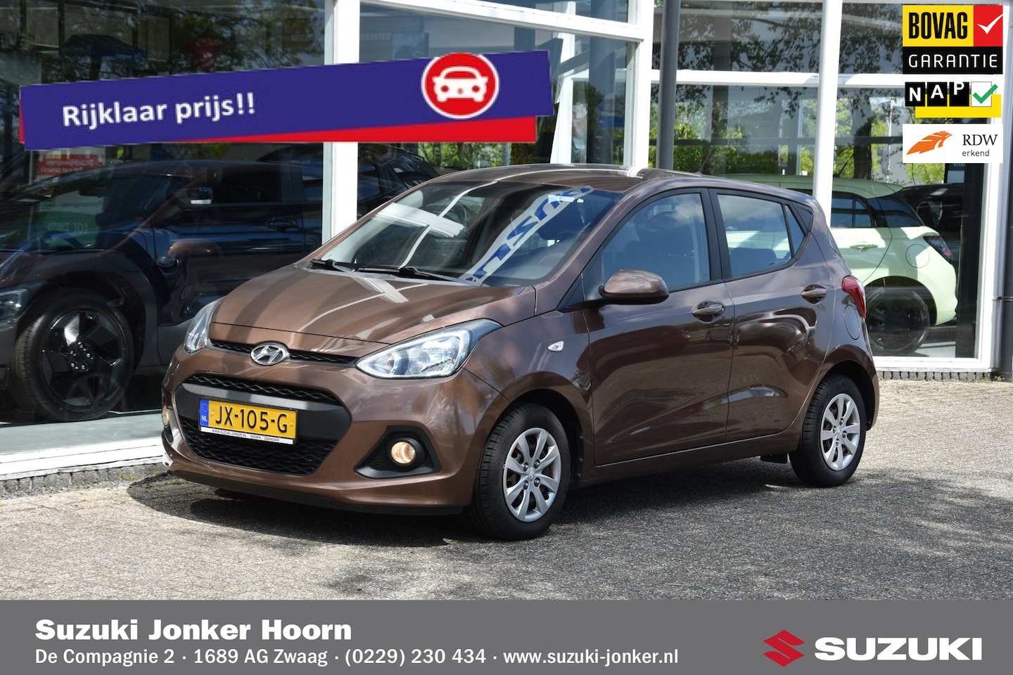 Hyundai i10 - 1.0i i-Motion Comfort Rijklaar, 1 Jaar garantie! - AutoWereld.nl