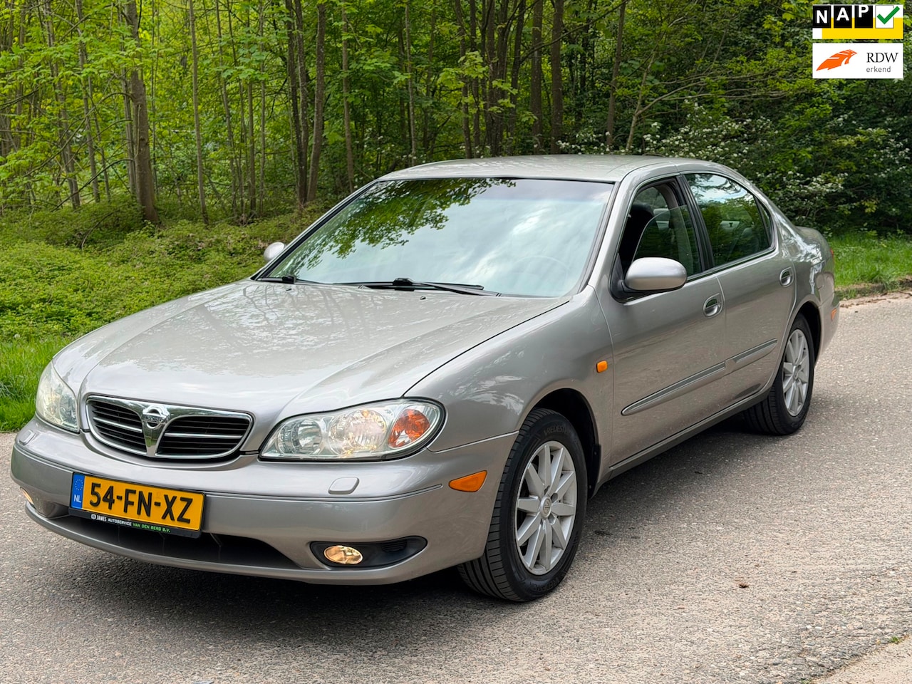 Nissan Maxima QX - 3.0 V6 Elegance Automaat leder navi NWE APK 2000 - AutoWereld.nl