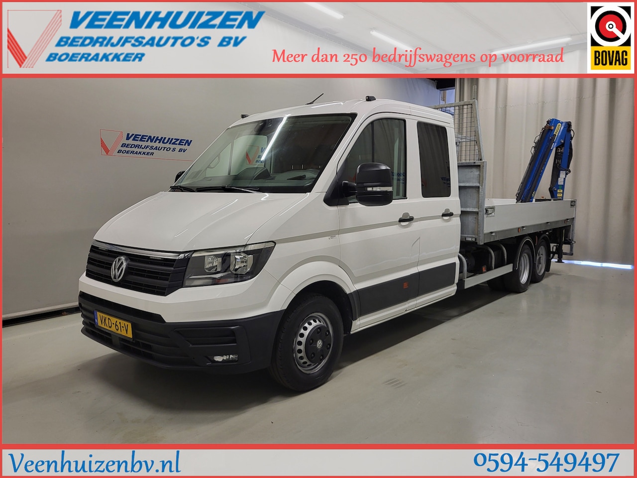 Volkswagen Crafter - 2.0TDI Clixtar Be-Combi 2653KG laadvermogen hekwerk Euro 6! - AutoWereld.nl