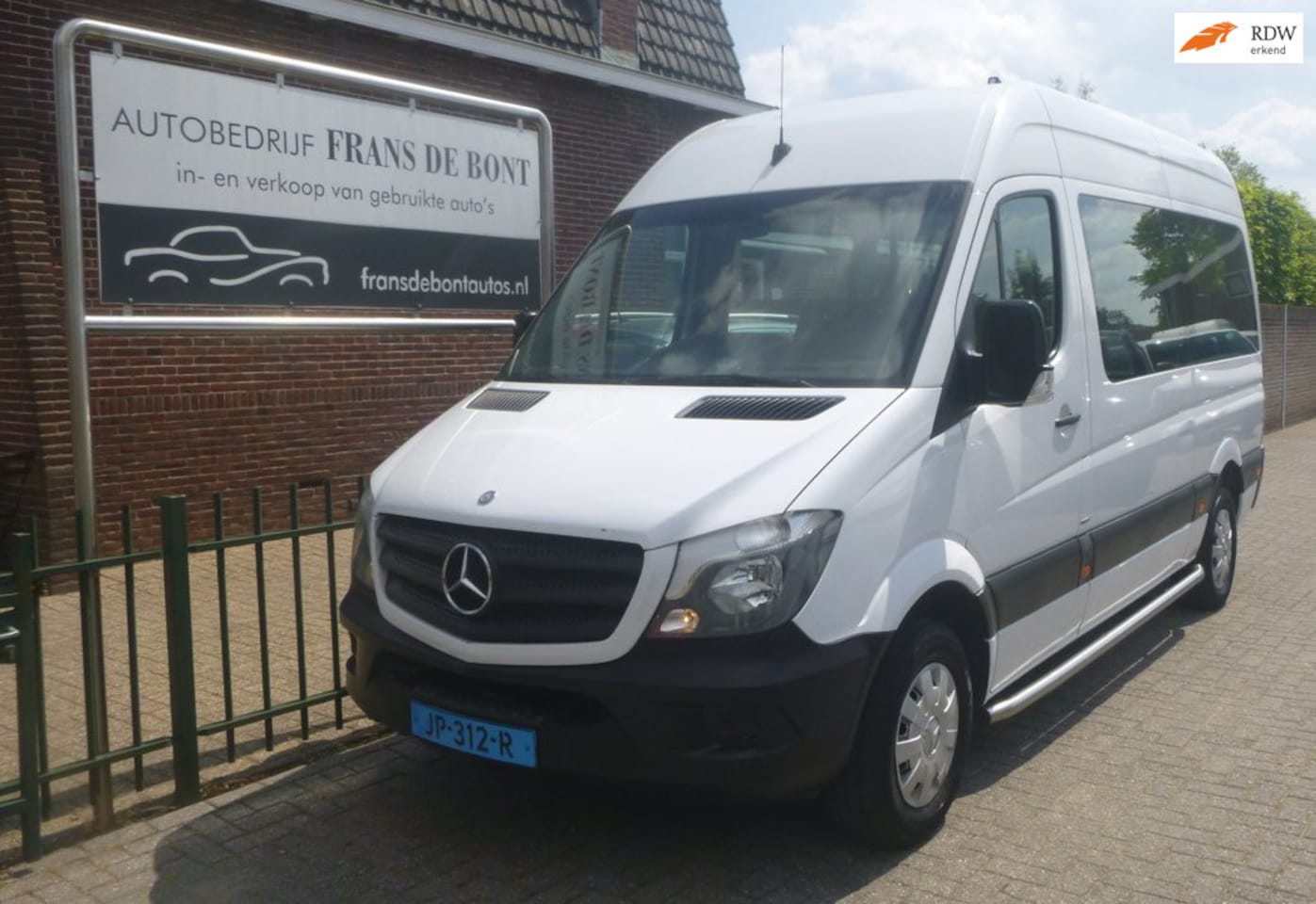 Mercedes-Benz Sprinter - 313 2.2 BlueTEC 366 9 persoons rolstoel airco € 8350 ex btw - AutoWereld.nl