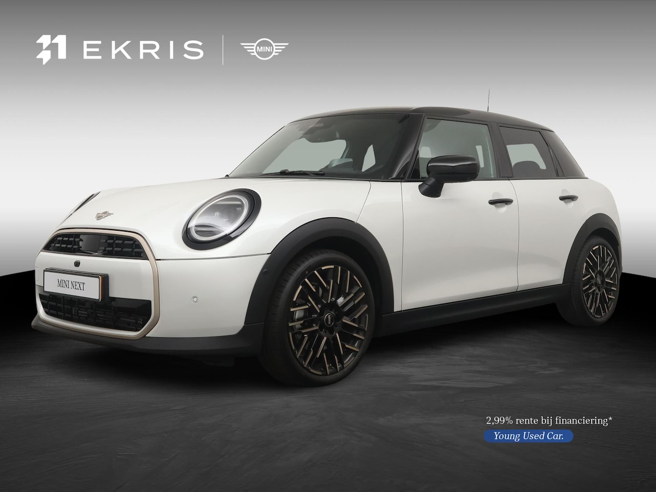 MINI Cooper - 5-deurs C Favoured | Pakket-L | Stuur- Stoelverwarming | 360° Camera | LED | NAVI | - AutoWereld.nl
