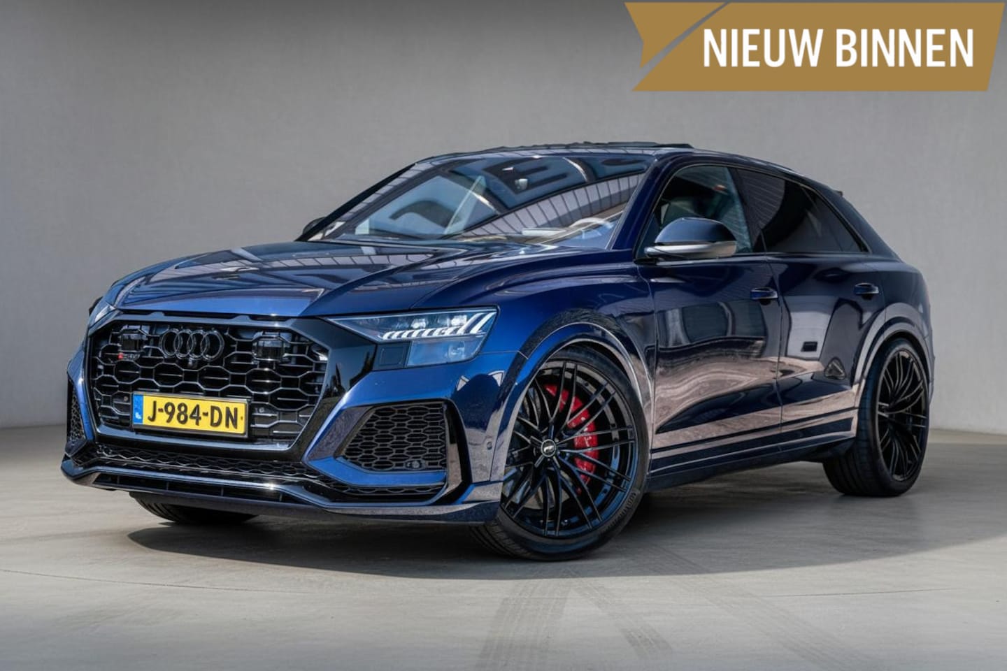 Audi Q8 - 4.0 TFSI RS Q8 600pk Ceramic|Milltek|B&O|Stoelkoeling|360°|Trekhaak|23''ABT|Navarrablau|Hu - AutoWereld.nl