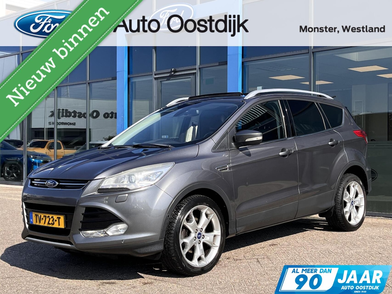 Ford Kuga - 1.6 Titanium 150PK Afn. Trekhaak Panodak Camera Cruise Navi Parkeersensoren Elek. Achterkl - AutoWereld.nl