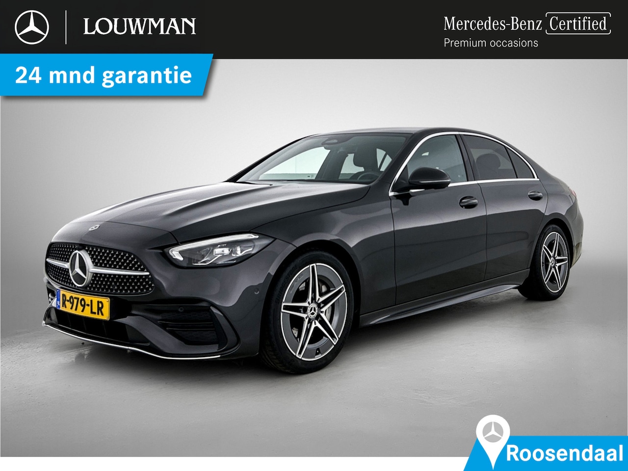Mercedes-Benz C-klasse - 200 AMG Sportpakket | Parkeerpakket met Camera | Alarm | Sfeerverlichting | Stoelverwarmin - AutoWereld.nl