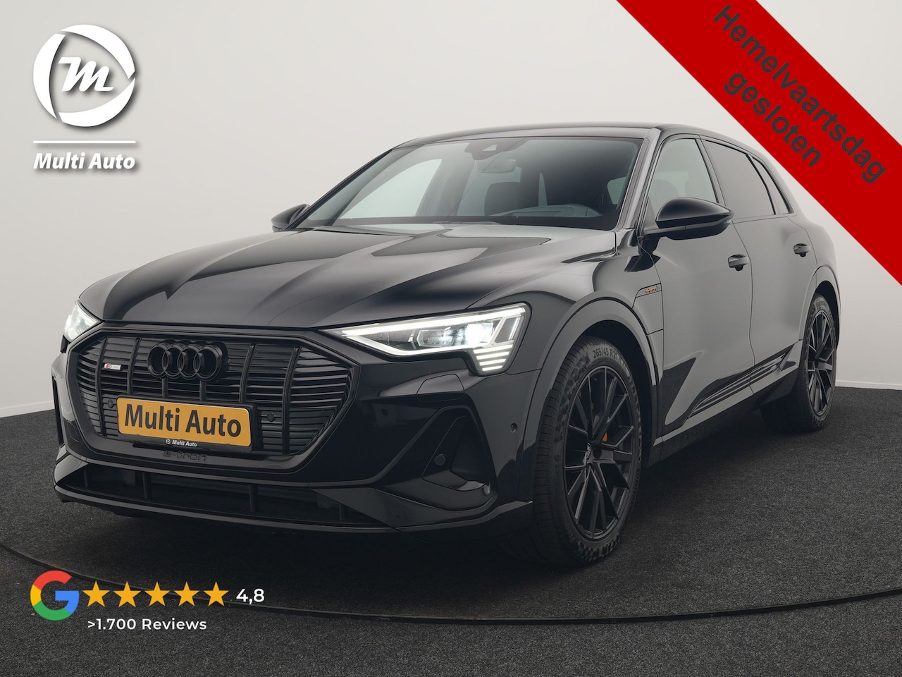 Audi e-tron - 50 Quattro Black Edition 313pk Dealer O.H. | Luchtvering | Trekhaak | Camera | Head Up | L - AutoWereld.nl