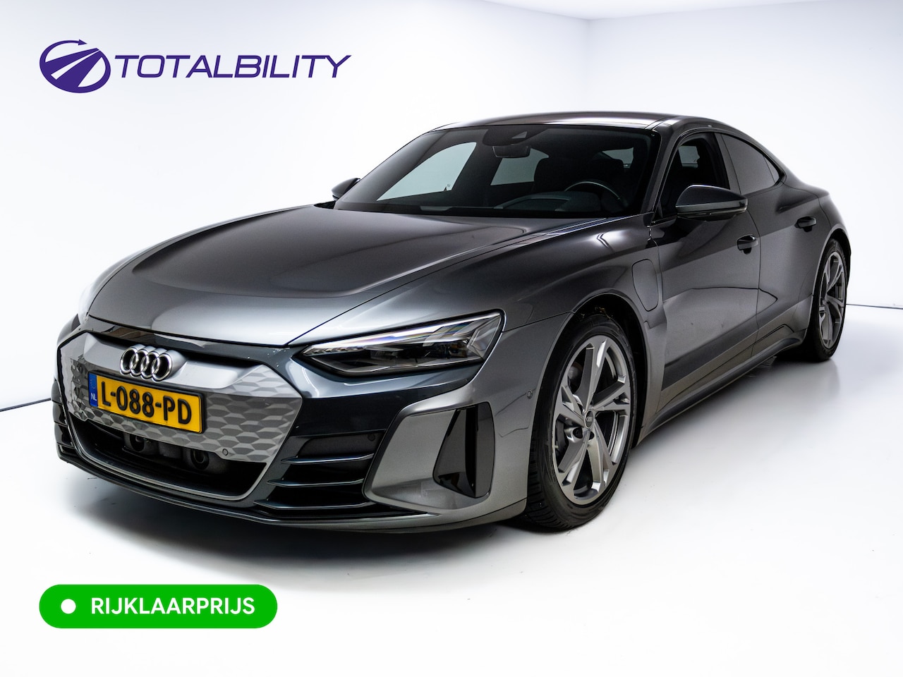 Audi e-tron GT - 93 kWh | Luchtvering | Panoramadak | Daytona grijs | Leer | 20" LMV | Stoelverwarming V+A - AutoWereld.nl