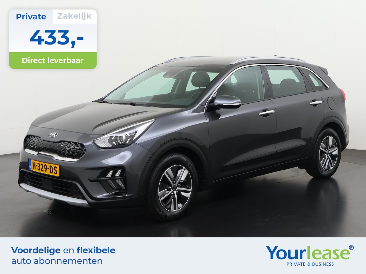 Kia Niro - 1.6 GDi Hybrid DynamicLine | All-in 433,- Private Lease | Direct uit voorraad - AutoWereld.nl