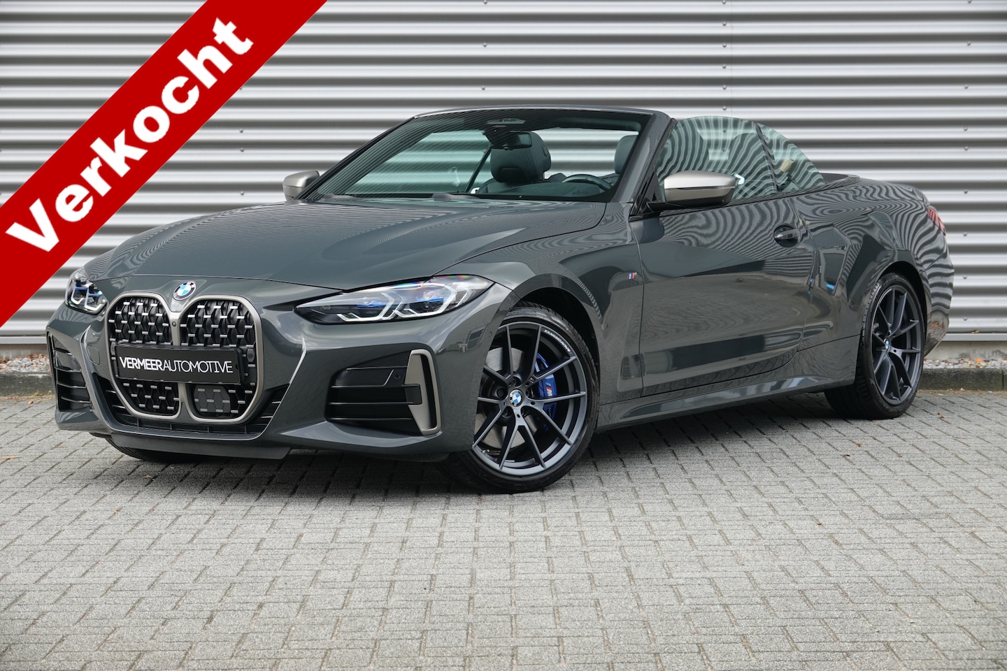 BMW 4-serie Cabrio - M440i xDrive | ACC | Air Collar | Laser | HUD | H&K | Memory | Dravitgrau | - AutoWereld.nl