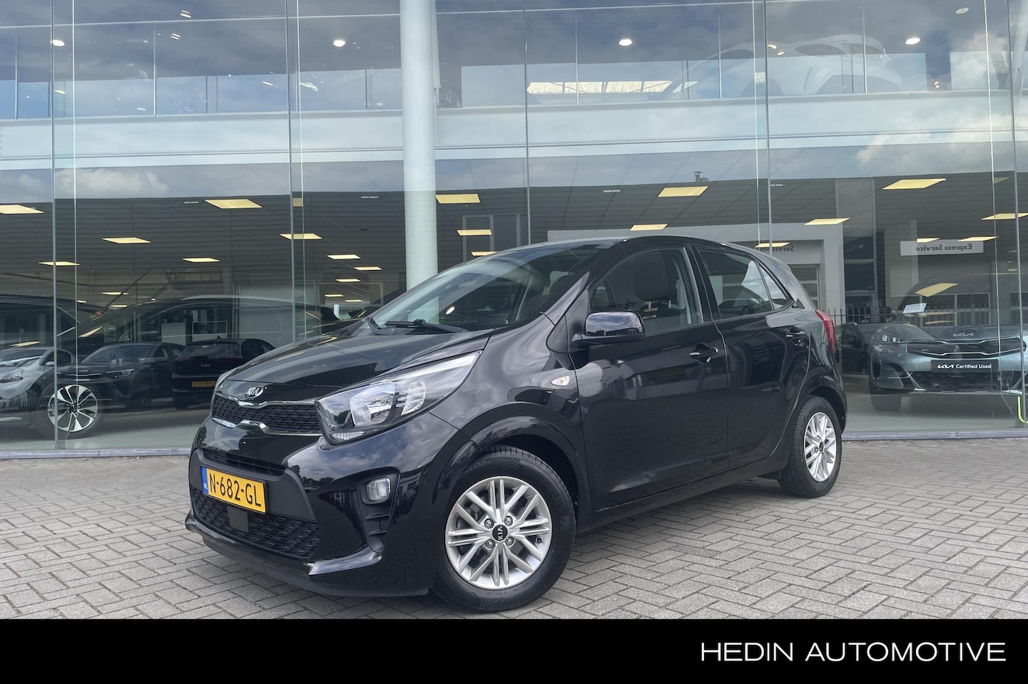 Kia Picanto - 1.0 DPi DynamicLine Airco | Automaat | Camera | Carplay | - AutoWereld.nl