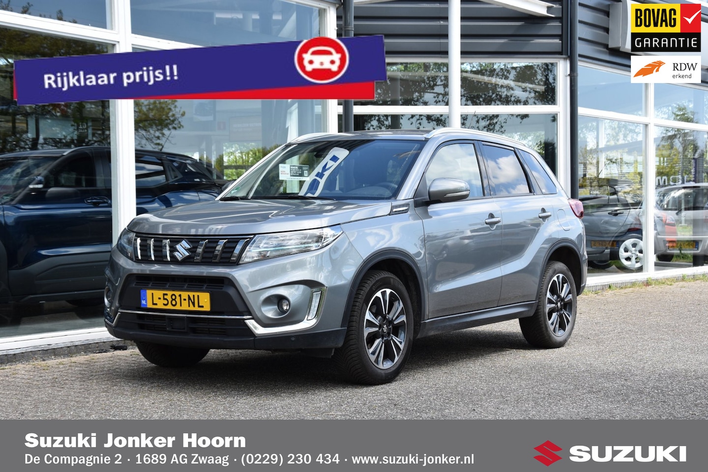 Suzuki Vitara - 1.4 trekgew.1500 kg-Boosterjet Style Smart Hybrid AllGrip - AutoWereld.nl