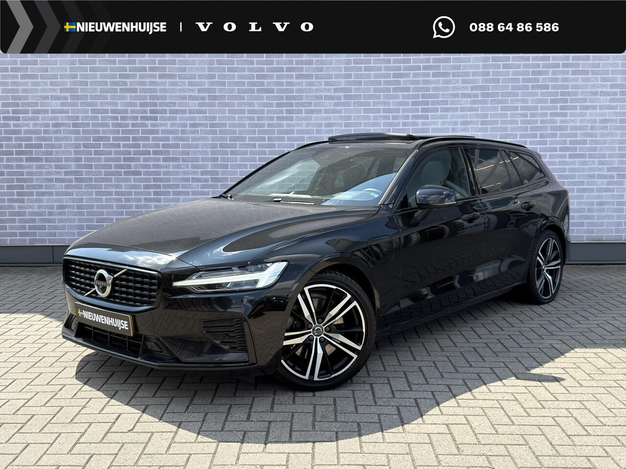 Volvo V60 - 2.0 T6 AWD Recharge R-Design | Bowers & Wilkins Audio | Schuif-/Kanteldak| Nappaleder | St - AutoWereld.nl