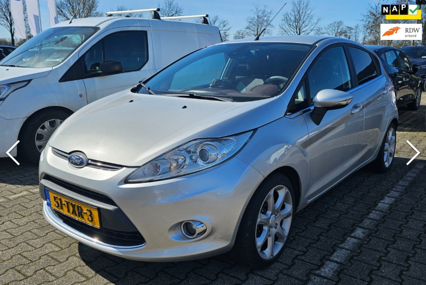 Ford Fiesta - 1.6 TDCi AIRCO KOUD/LEER/STOELVERWARMING/AUX/PDC - AutoWereld.nl