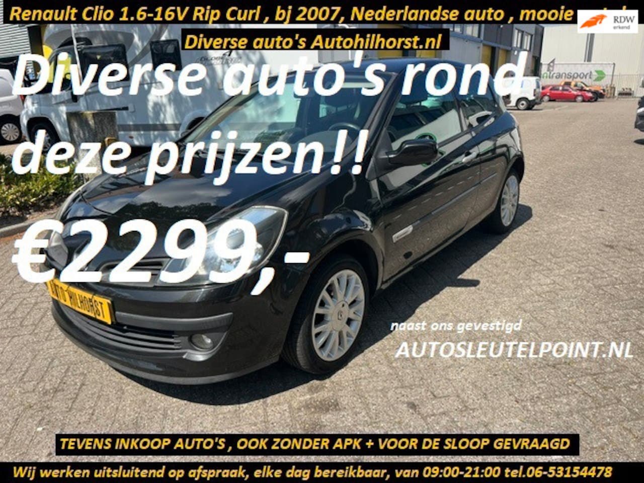 Renault Clio - 1.6-16V Rip Curl leuke aparte auto !! - AutoWereld.nl