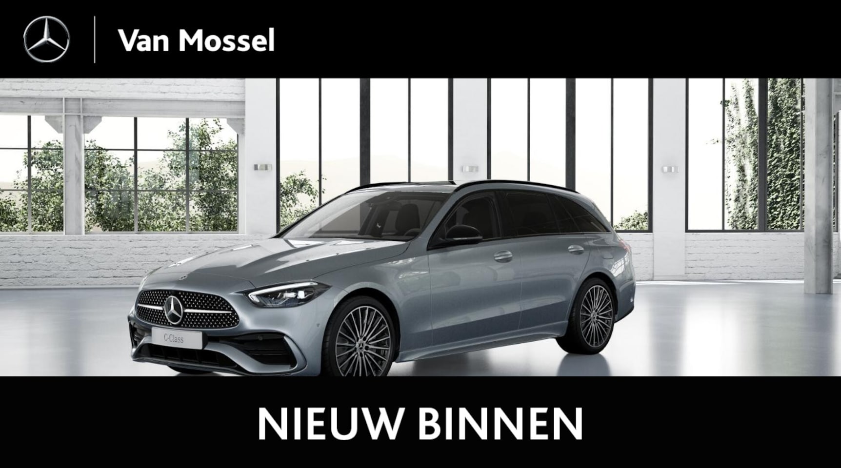 Mercedes-Benz C-klasse Estate - 300e 140Years Edition / Smartphone-integratie / 19" multispaaks / Panaroma-dak / Achteruit - AutoWereld.nl