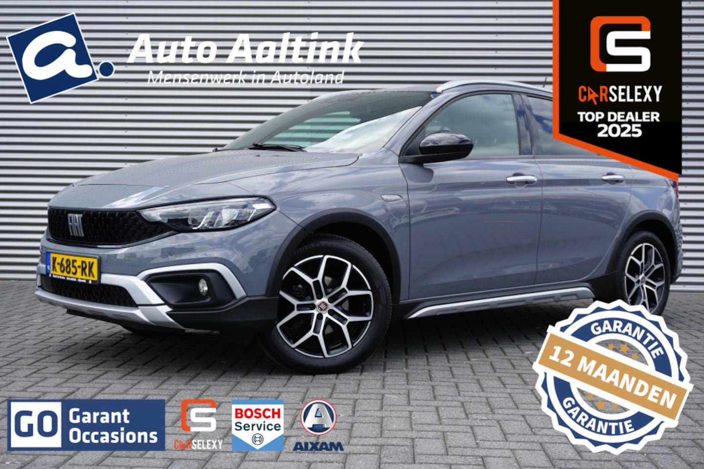 Fiat Tipo Cross - 100PK Cross NED. AUTO | HOGE ZIT | WINTERPACK | NAVI - AutoWereld.nl