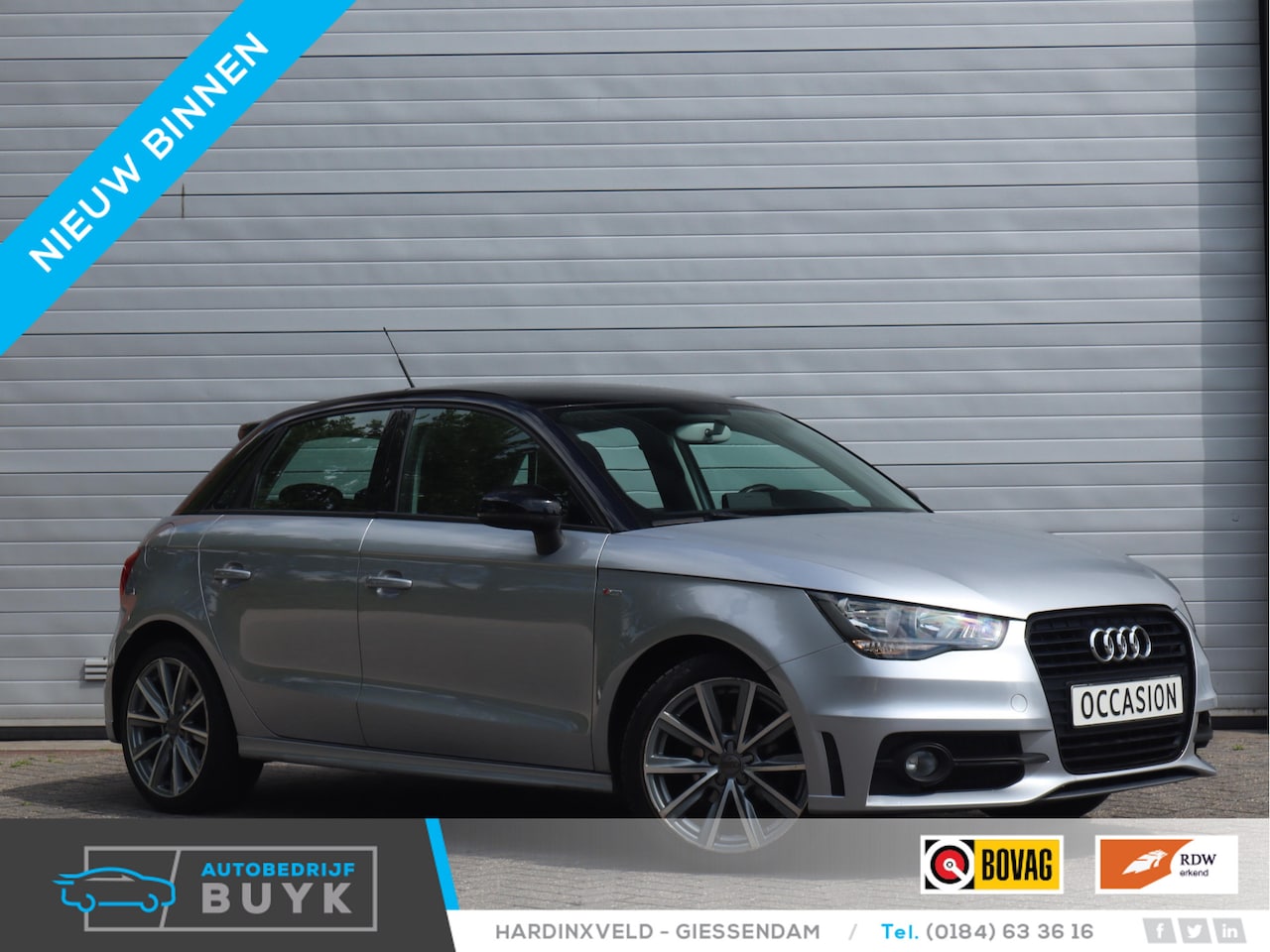 Audi A1 Sportback - 1.2 TFSI Admired S-line KEYLESS | CRUISE | 5-DEURS | ORIGINEEL NL | LAGE KM-STAND! - AutoWereld.nl