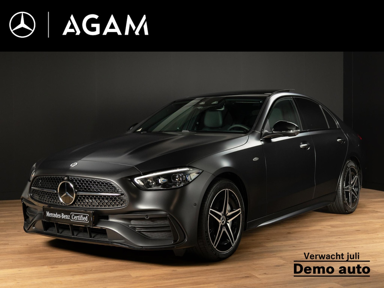 Mercedes-Benz C-klasse - Limousine 300 e Business Solution AMG Premium PLUS | Panorama dak | Trekhaak - AutoWereld.nl