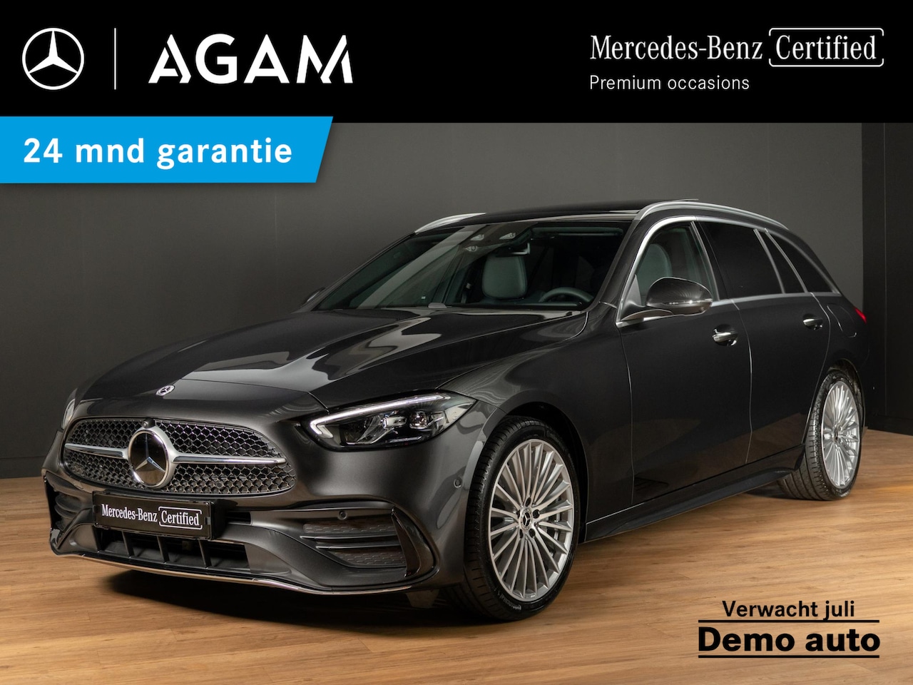 Mercedes-Benz C-klasse Estate - 300 e Business Solution AMG Panorama dak - AutoWereld.nl