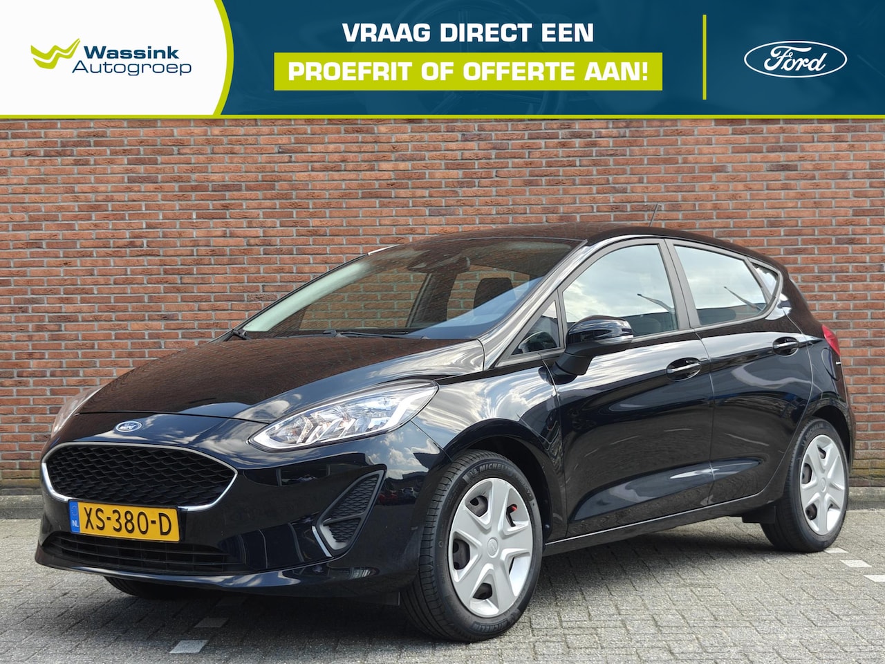Ford Fiesta - 1.1 Trend | Airco | Navigatie | Cruise Control | Carplay | Sensoren Achter | - AutoWereld.nl