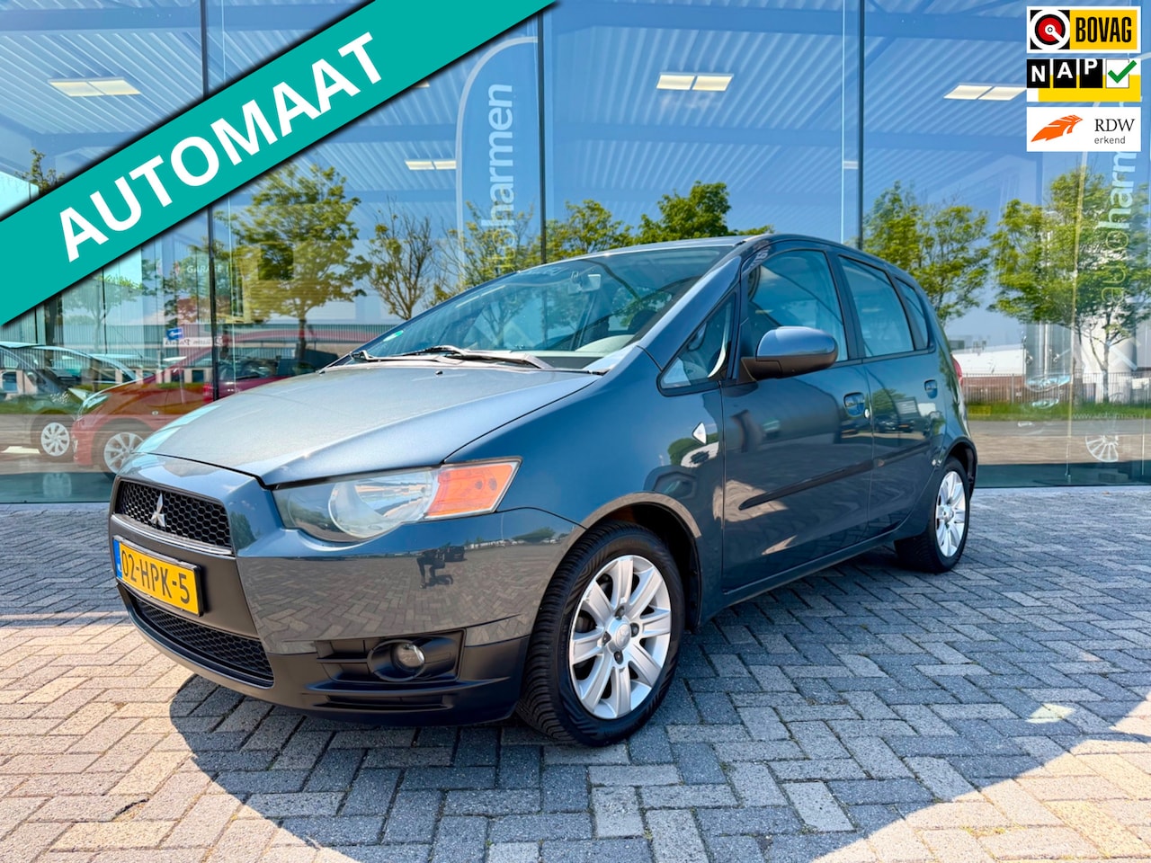 Mitsubishi Colt - 1.3 automaat 5-DEURS Invite, NAP, Airco, Cruise, Trekhaak - AutoWereld.nl
