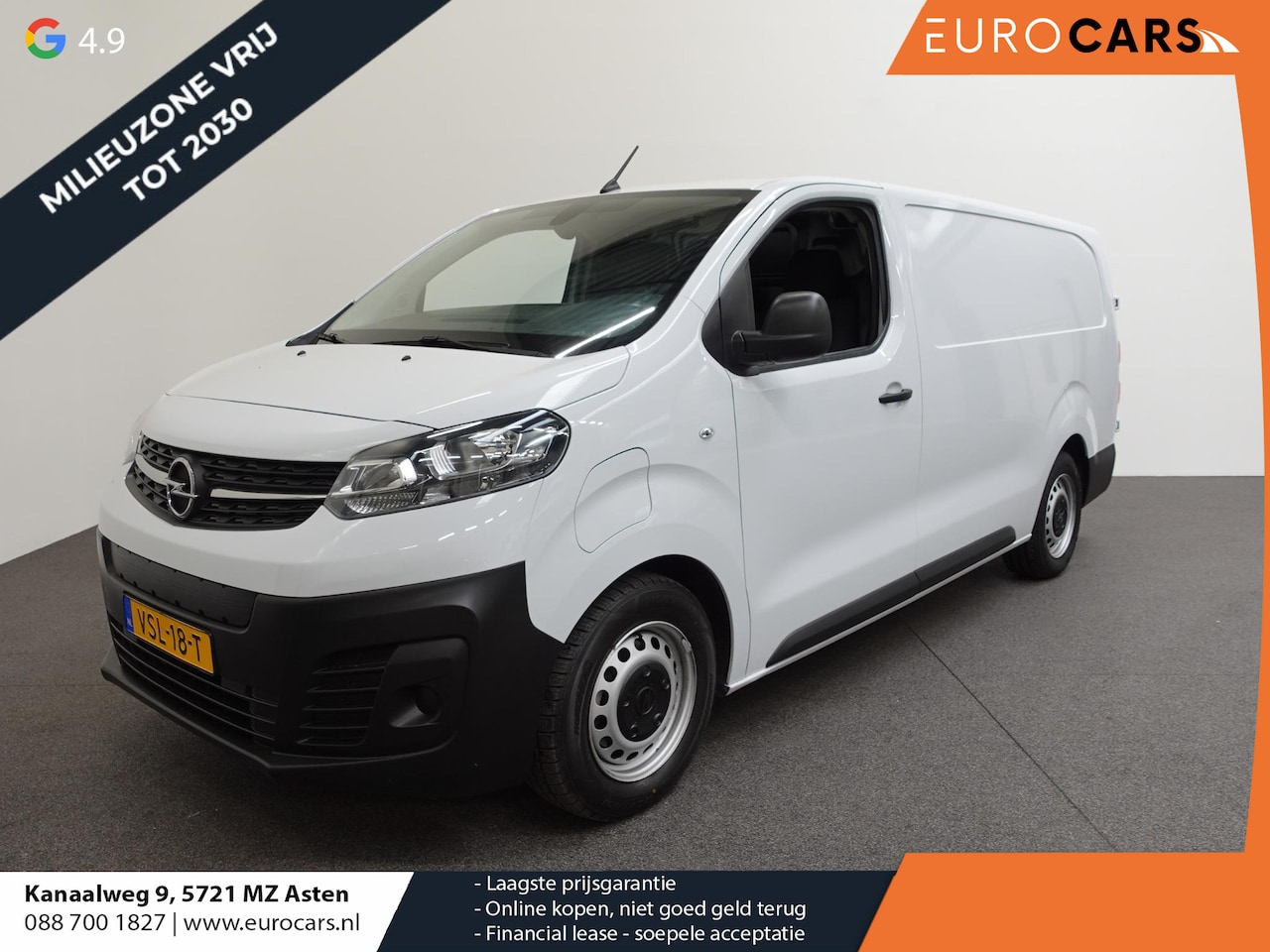 Opel Vivaro-e - L3H1 Edition 75 kWh Automaat Airco Navi Cruise Control WLTP 317 km actieradius - AutoWereld.nl