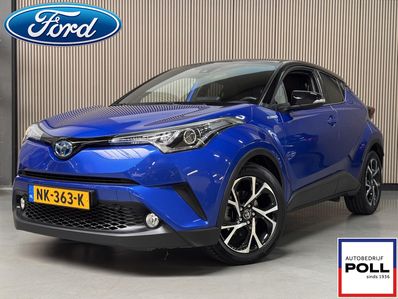 Toyota C-HR - 1.8 Hybrid Automaat Bi-Tone Navi Camera lederen Bekleding Stoelverwarming Adap Cruise NL-A - AutoWereld.nl