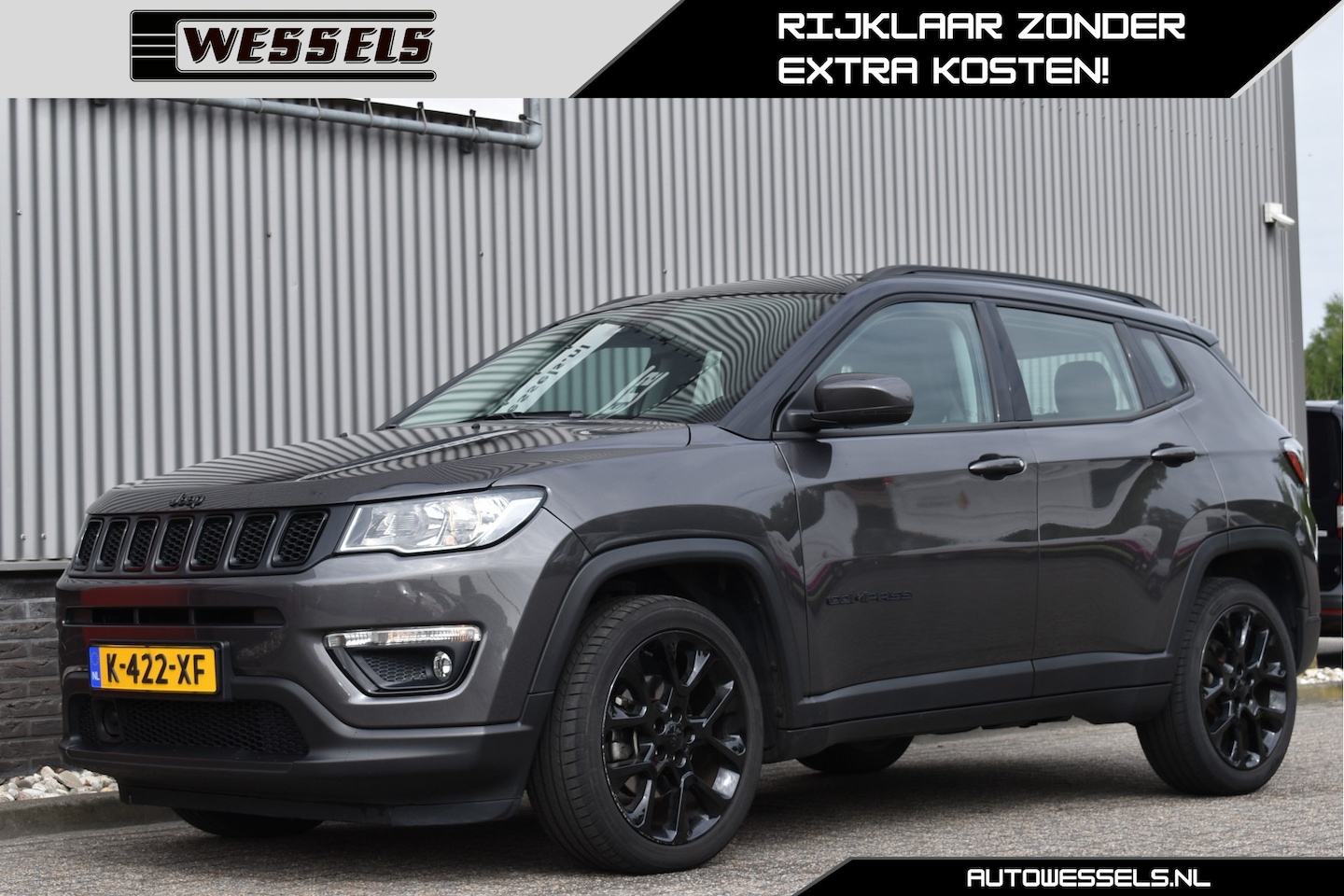 Jeep Compass - 1.3T Night Eagle 1750kg trekgewicht, Camera, Keyless, NAP, Automaat - AutoWereld.nl