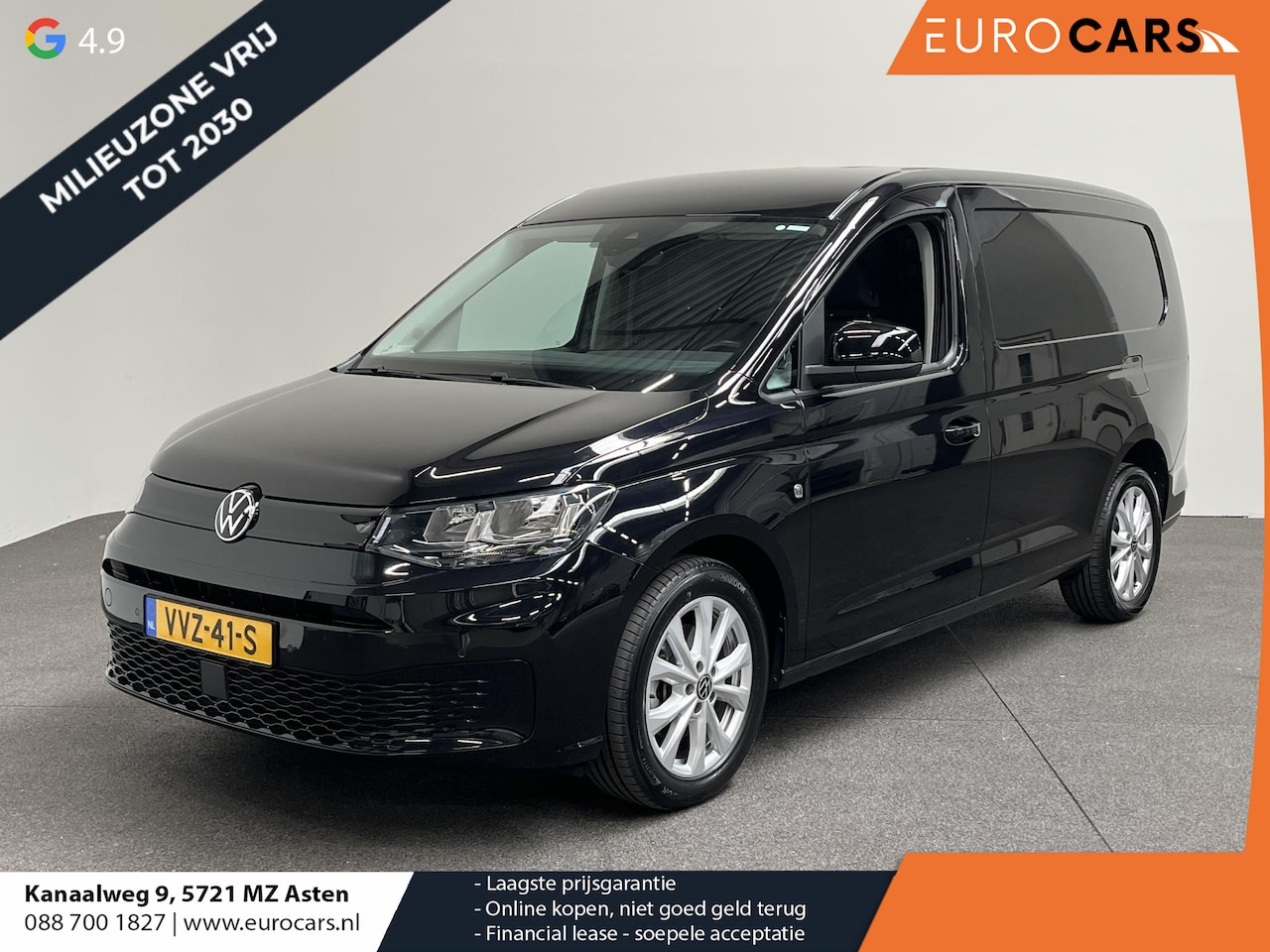 Volkswagen Caddy Cargo Maxi - 2.0 TDI Style Automaat Camera Parkeersensoren Airco Bluetooth Cruise Control Carplay 2 Zit - AutoWereld.nl