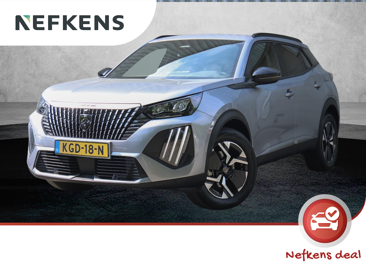 Peugeot 2008 - Hybrid 145 Allure | Navigatie | Camera Voor & Achter | Adaptieve Cruise Control | 17"LMV | - AutoWereld.nl
