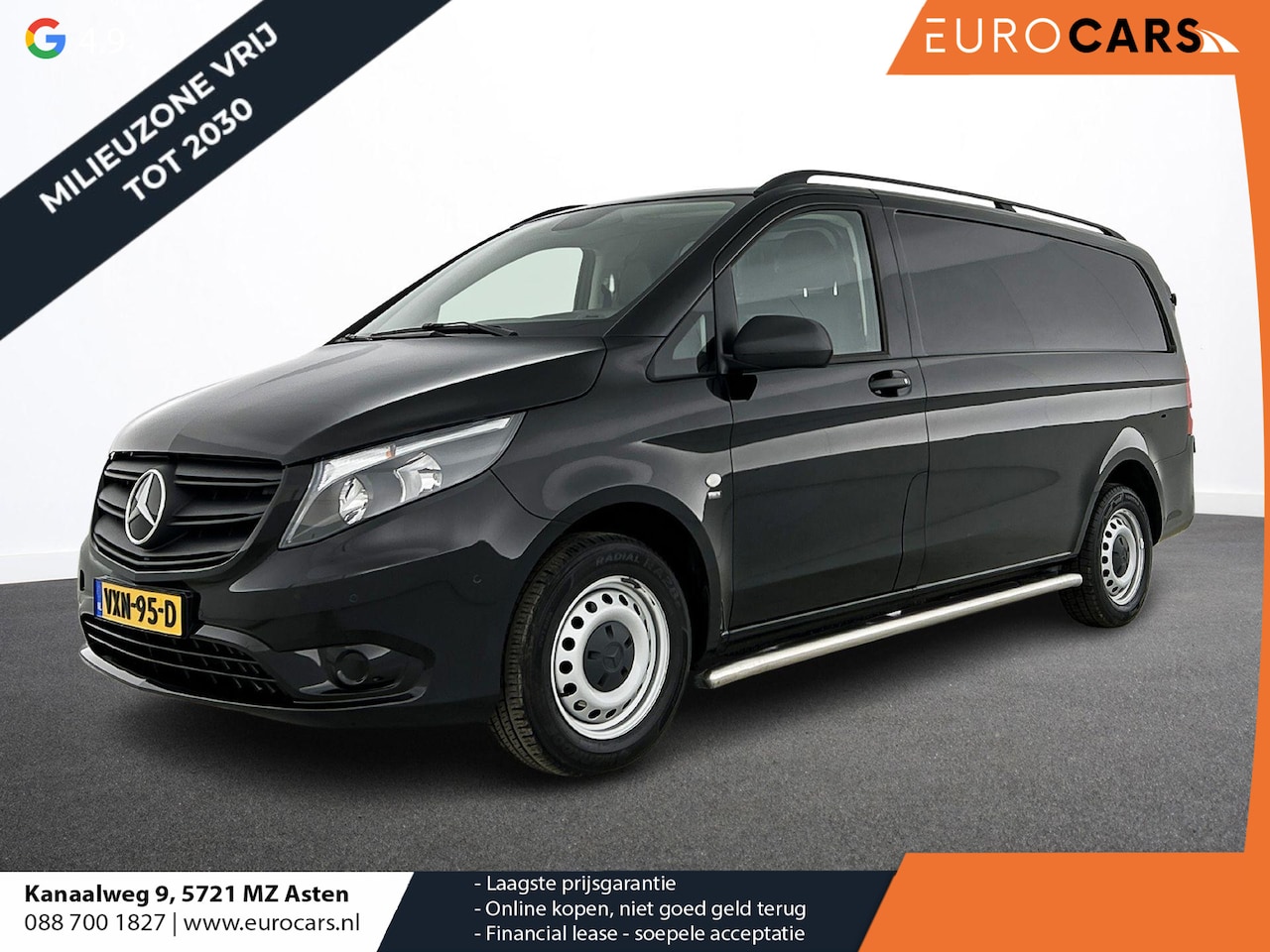 Mercedes-Benz Vito - 114 CDI Lang Automaat Apple Carplay Camera Trekhaak Cruise control Airco Bluetooth - AutoWereld.nl