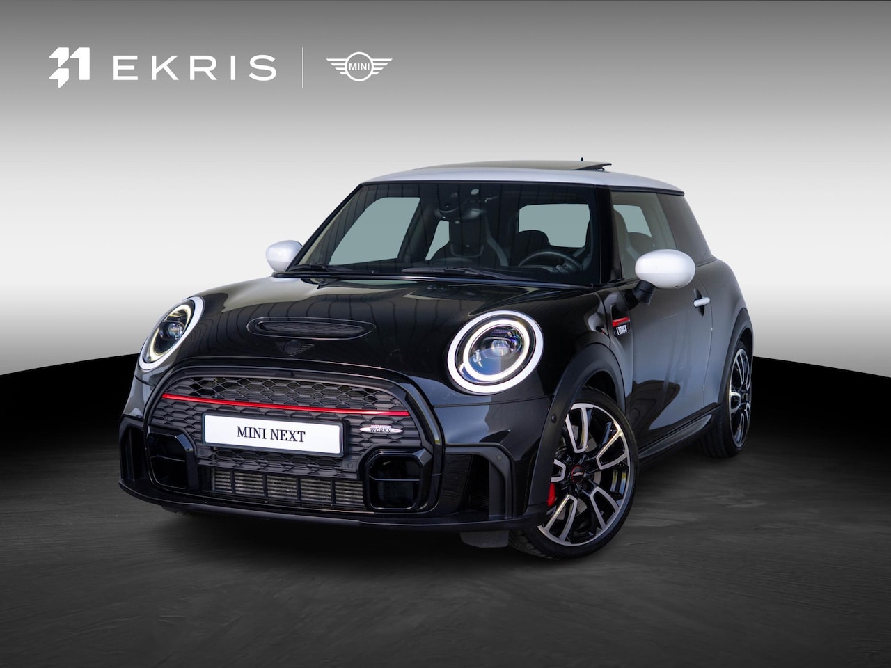 MINI John Cooper Works - 3-deurs Aut. Anniversary Edition + Stoel & Stuurverwarming + Harman/Kardon + MINI Head-Up - AutoWereld.nl