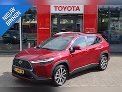 Toyota Corolla Cross - 2.0 HYBRID FIRST-EDITION EL-ACHTERKLEP STOELVERW. HALF-LEDER BLIND-SPOT PARK-SENSOREN 18"L