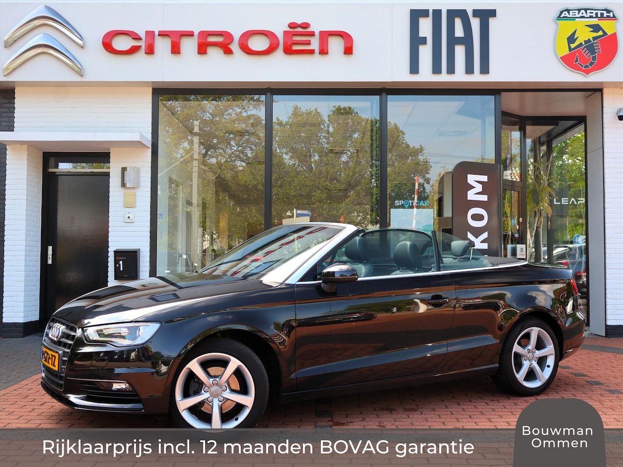 Audi A3 Cabriolet - 1.4 TFSI CoD Ambiente 1.4 TFSI 140PK CoD Ambiente, Rijklaarprijs | Navigatie | 17 inch Lichtmetalen wielen | Blu - AutoWereld.nl