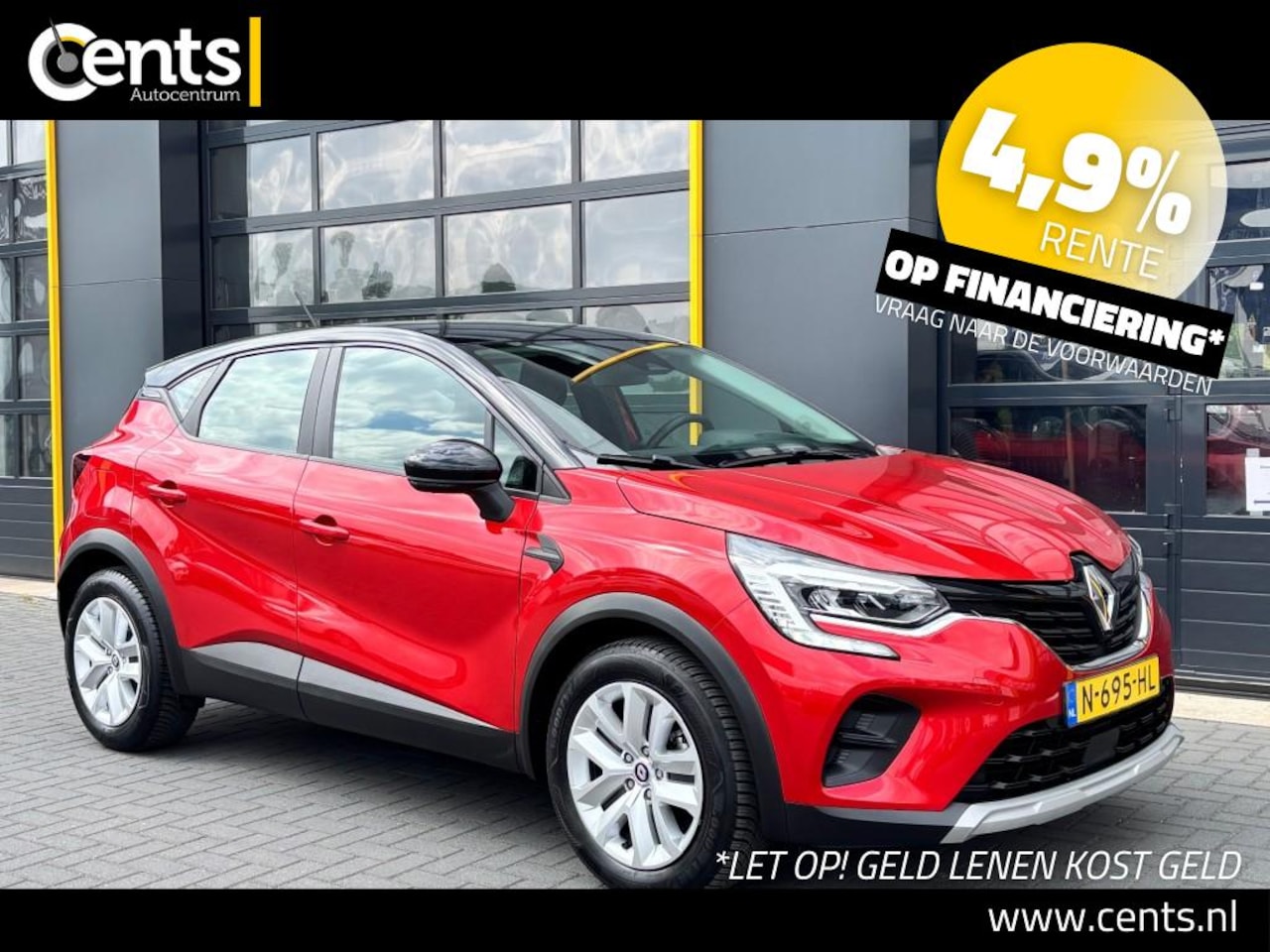 Renault Captur - 1.0 TCE ZEN Navi Airco Cruise - AutoWereld.nl