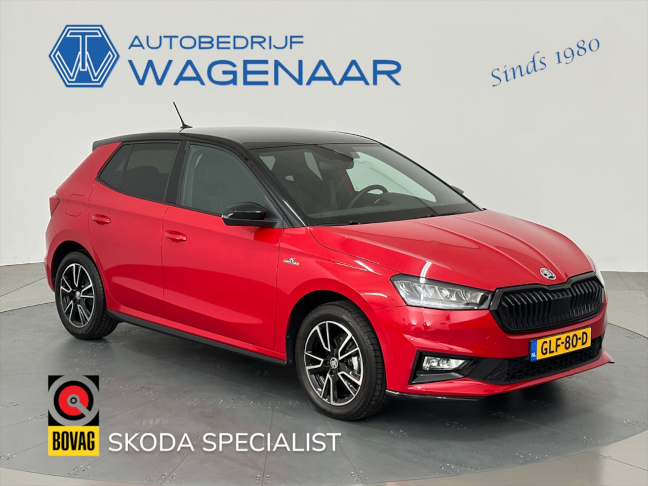 Skoda Fabia - 1.0 TSI MONTE CARLO VELVET RED METALLIC - AutoWereld.nl
