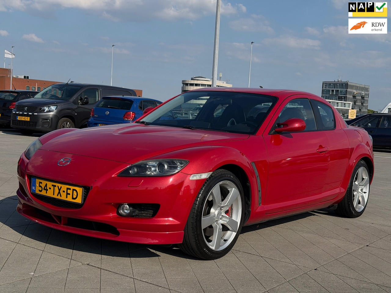 Mazda RX-8 - 1.3 Renesis HP Clima Cruise Leer Camera StoelVerwarming Sport Auto Nieuwe Apk - AutoWereld.nl