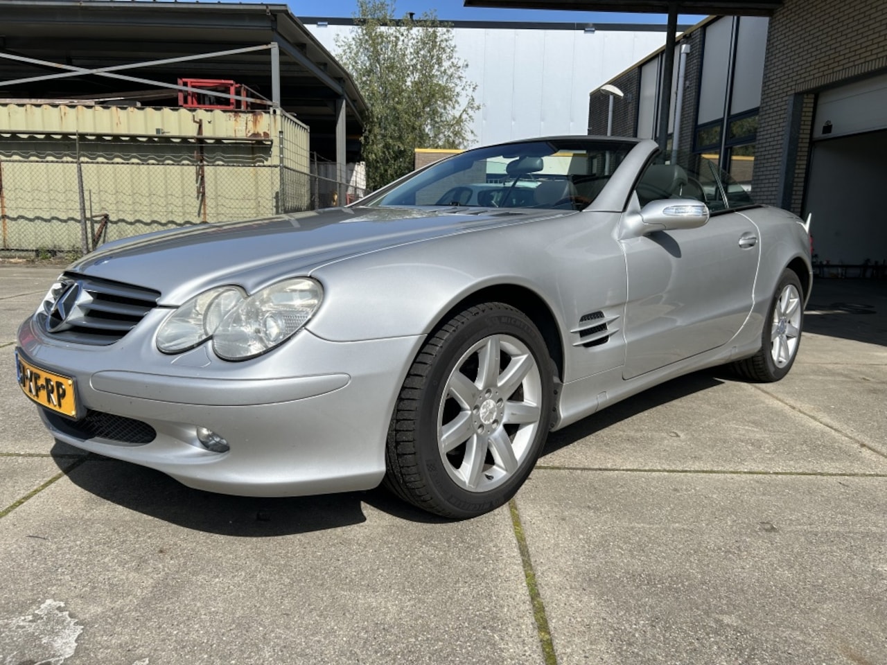 Mercedes-Benz SL-klasse Cabrio - 350 AUT ZILVER - AutoWereld.nl