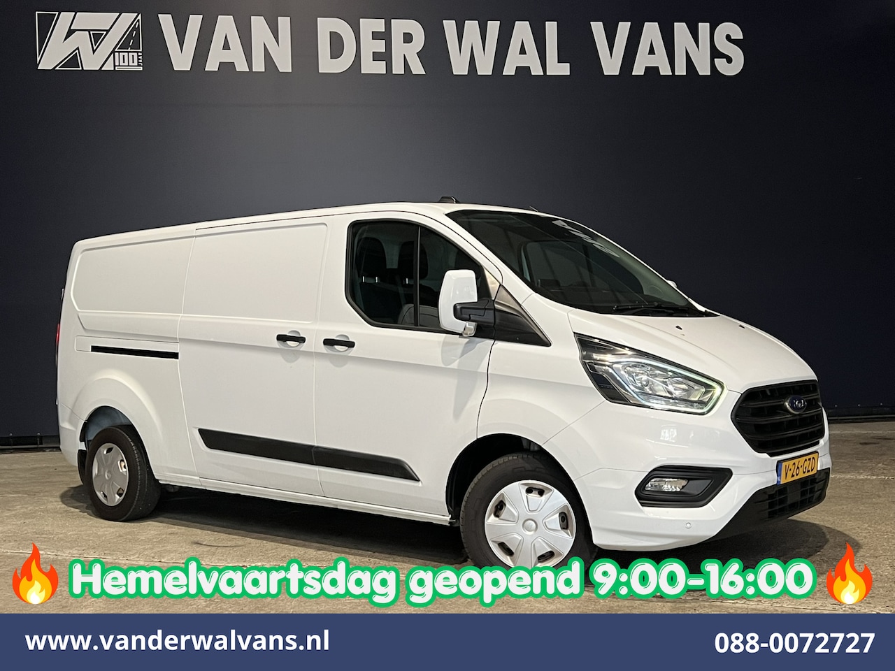 Ford Transit Custom - 2.0 TDCI L2H1 Euro6 Airco | Camera | Apple Carplay | Android Auto | LED | Cruisecontrol Pa - AutoWereld.nl