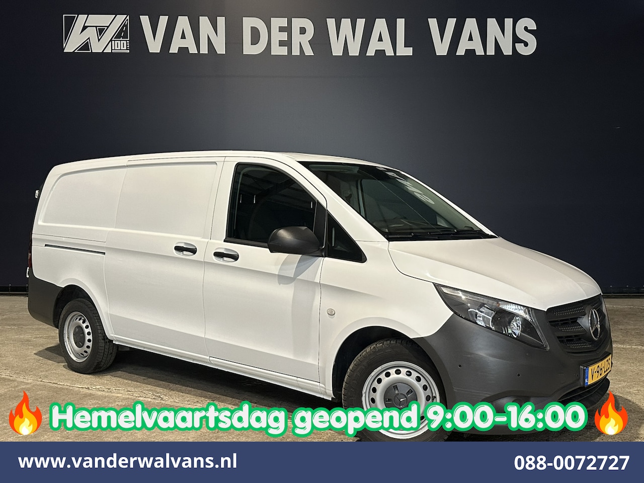 Mercedes-Benz Vito - 114 CDI 136pk L2H1 Euro6 Airco | Camera | Apple Carplay | Android Auto | Cruisecontrol Par - AutoWereld.nl