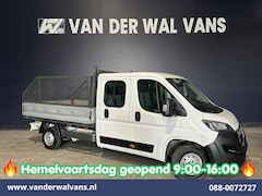 Peugeot Boxer - 2.0 BlueHDI 130pk Pick up Dubbel Cabine Open laadbak Euro6 Airco | 7-Zits | Trekhaak | Nav