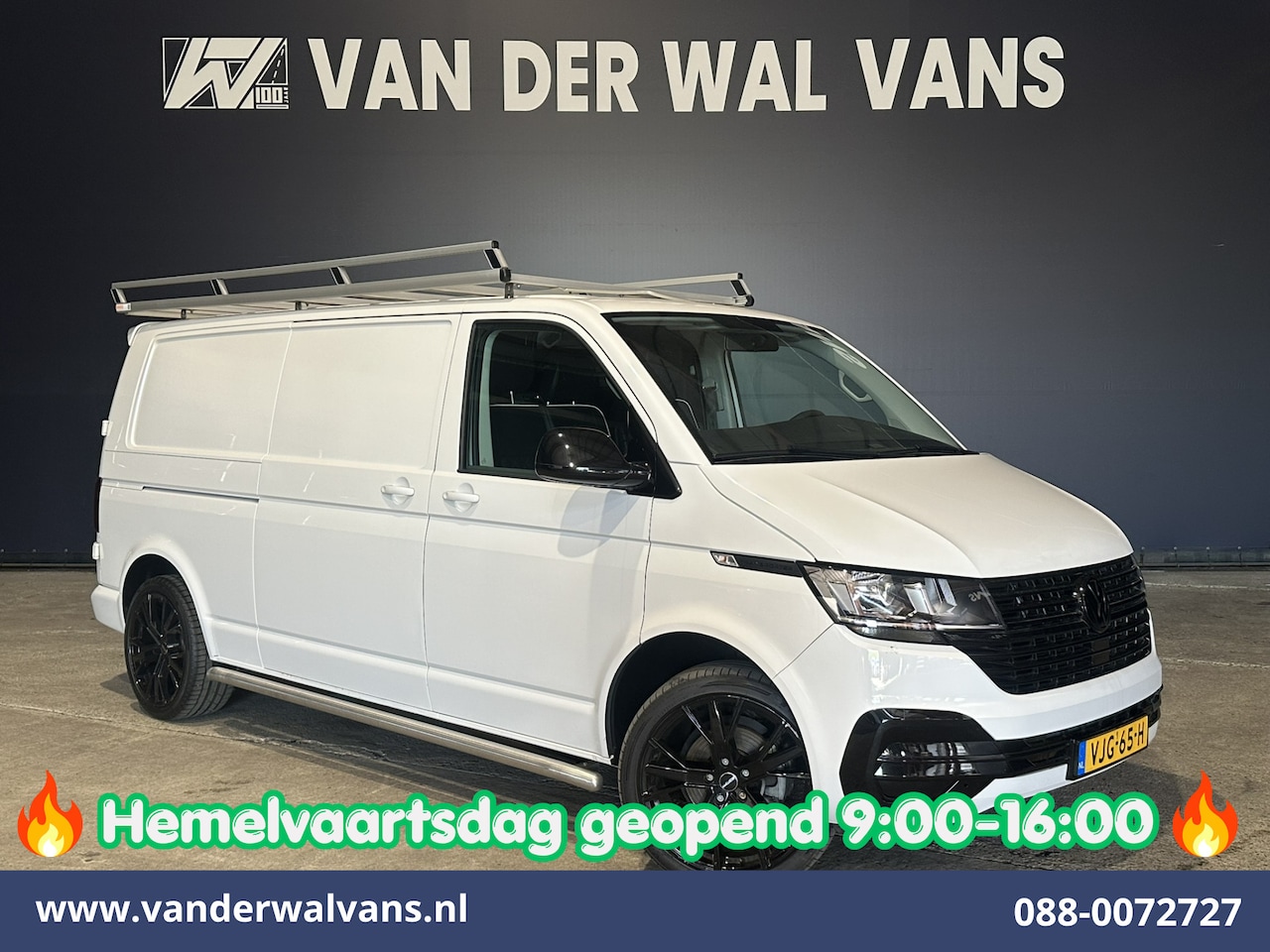 Volkswagen Transporter - 2.0 TDI R line L2H1 Euro6 Airco | Camera | LM Velgen | Leder | Imperiaal | Apple Carplay A - AutoWereld.nl