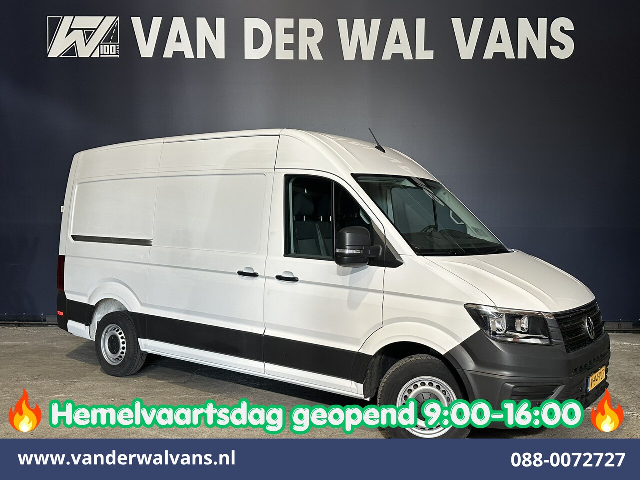 Volkswagen Crafter - 2.0 TDI L3H3 L2H2 Euro6 Airco | Apple Carplay | Android Auto | Parkeersensoren Bijrijdersb - AutoWereld.nl