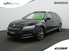 Skoda Superb - 1.4 TSI iV 218 pk Sportline | Panoramadak | Trekhaak | Navigatie Columbus | Geheugenstoele