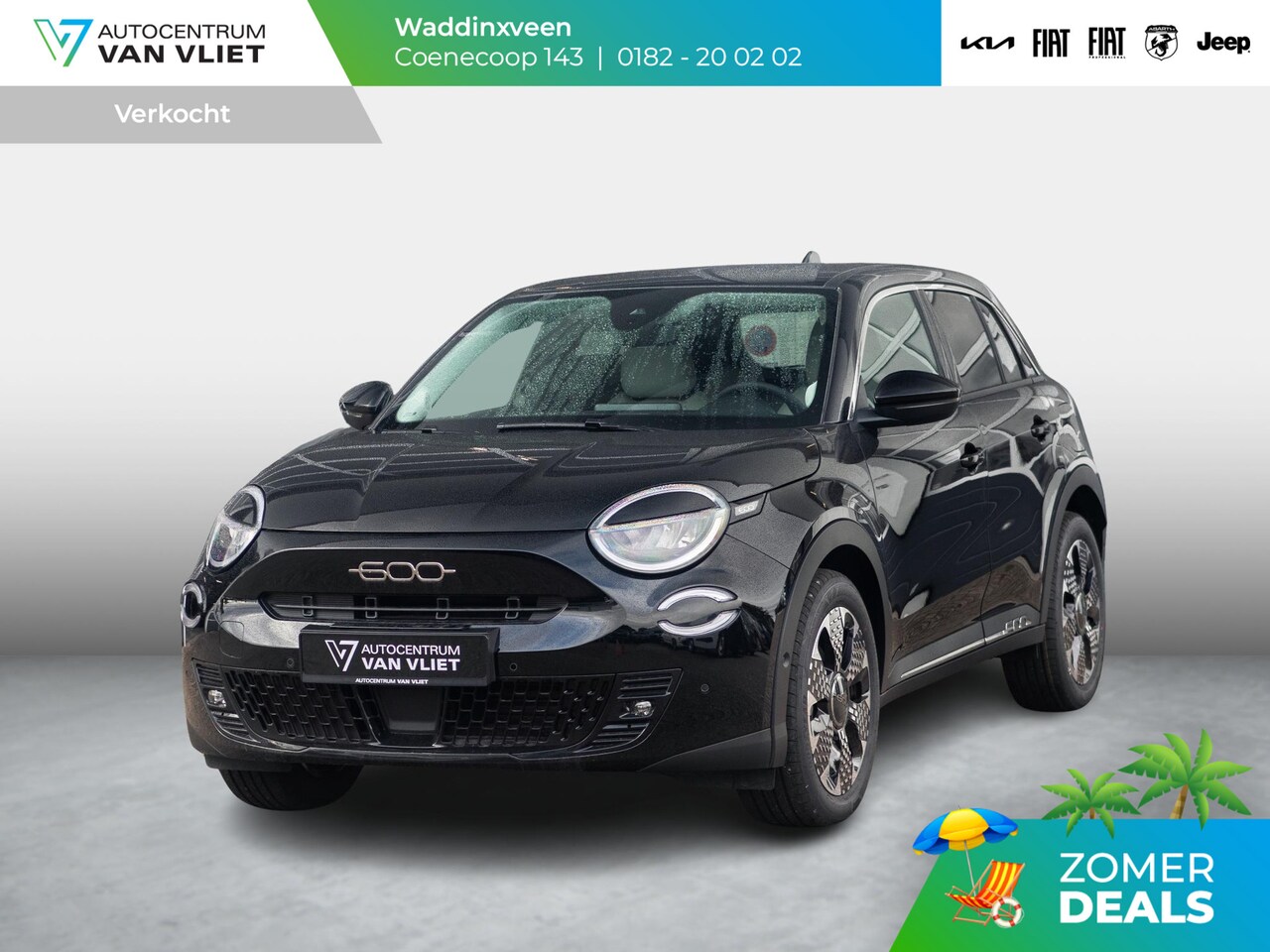 Fiat 600e - La Prima 54 kWh | Carplay | Elek. Stoel | Stoelverwarming | Keyless | LED | Clima - AutoWereld.nl