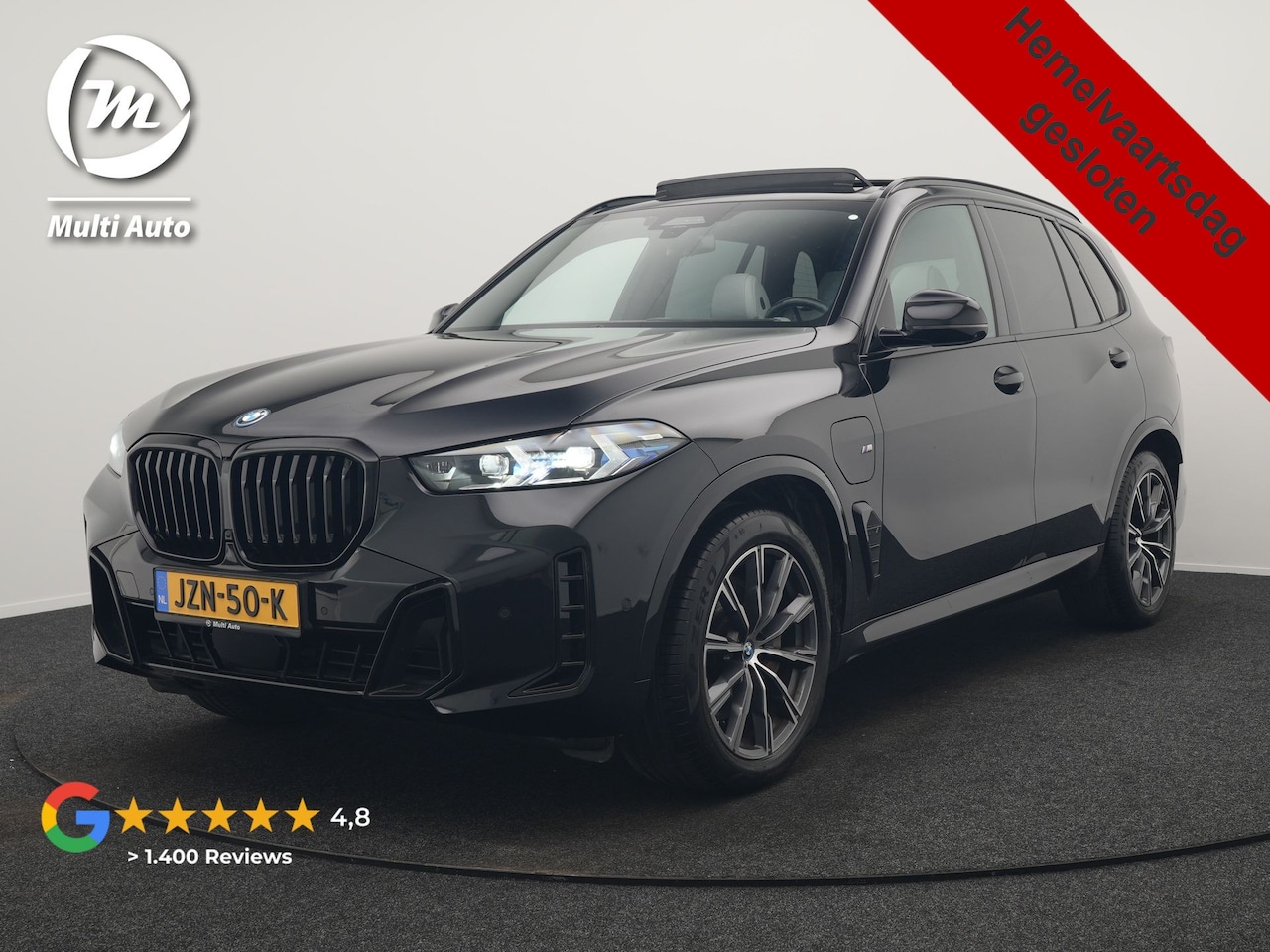 BMW X5 - xDrive50e M Sport PHEV 490pk Dealer O.H. | Panodak | Luchtvering | Adaptive Cruise | Head - AutoWereld.nl
