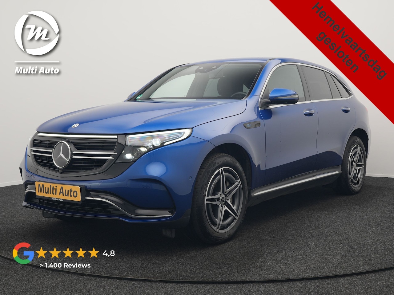 Mercedes-Benz EQC - 400 4MATIC AMG Line 408pk INCL BTW | Trekhaak af Fabriek | Adaptive Cruise | 360 Camera | - AutoWereld.nl