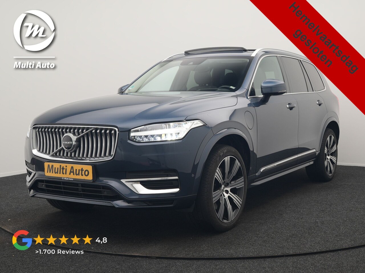 Volvo XC90 - T8 Recharge AWD Inscription PHEV 395pk Dealer O.H | Panodak | Head Up | Adaptive Cruise | - AutoWereld.nl
