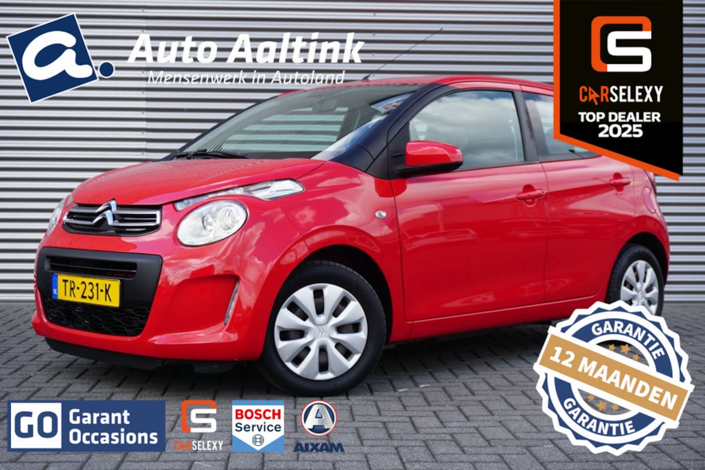 Citroën C1 - 1.0 VTi Feel | ZUINIG | AIRCO | BLUETOOTH | ELEK. RAMEN - AutoWereld.nl