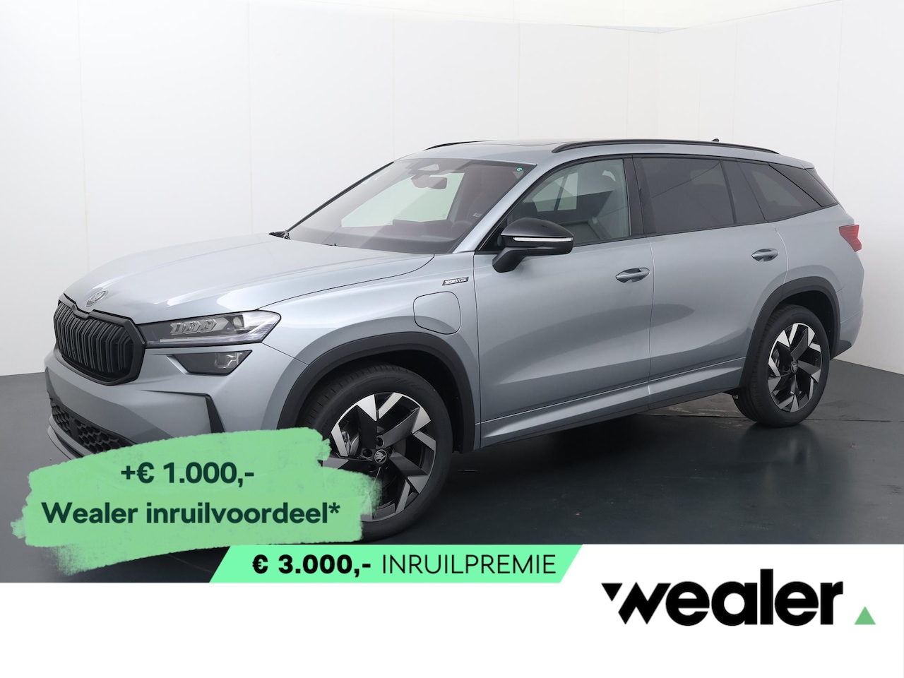Skoda Kodiaq - Sportline Business 1.5 TSI PHEV 204 PK | Panoramadak | Winterpakket | Trekhaak | 19" Licht - AutoWereld.nl