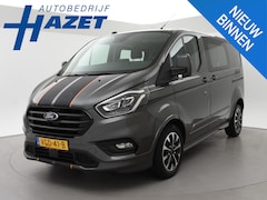 Ford Transit Custom - 320 2.0 TDCI 185 PK AUT. SPORT DUBBEL CABINE + 2 SCHUIFDEUREN | ADAPTIVE CRUISE | WINTER P